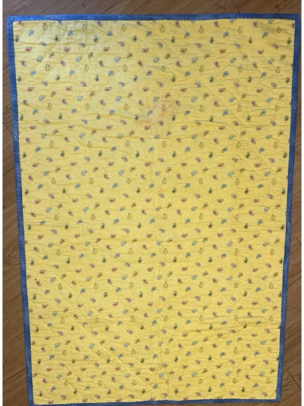 Noah’s Ark Handmade Baby Toddler Quilt Good Ship Noah 27.5” X 40.5” READ